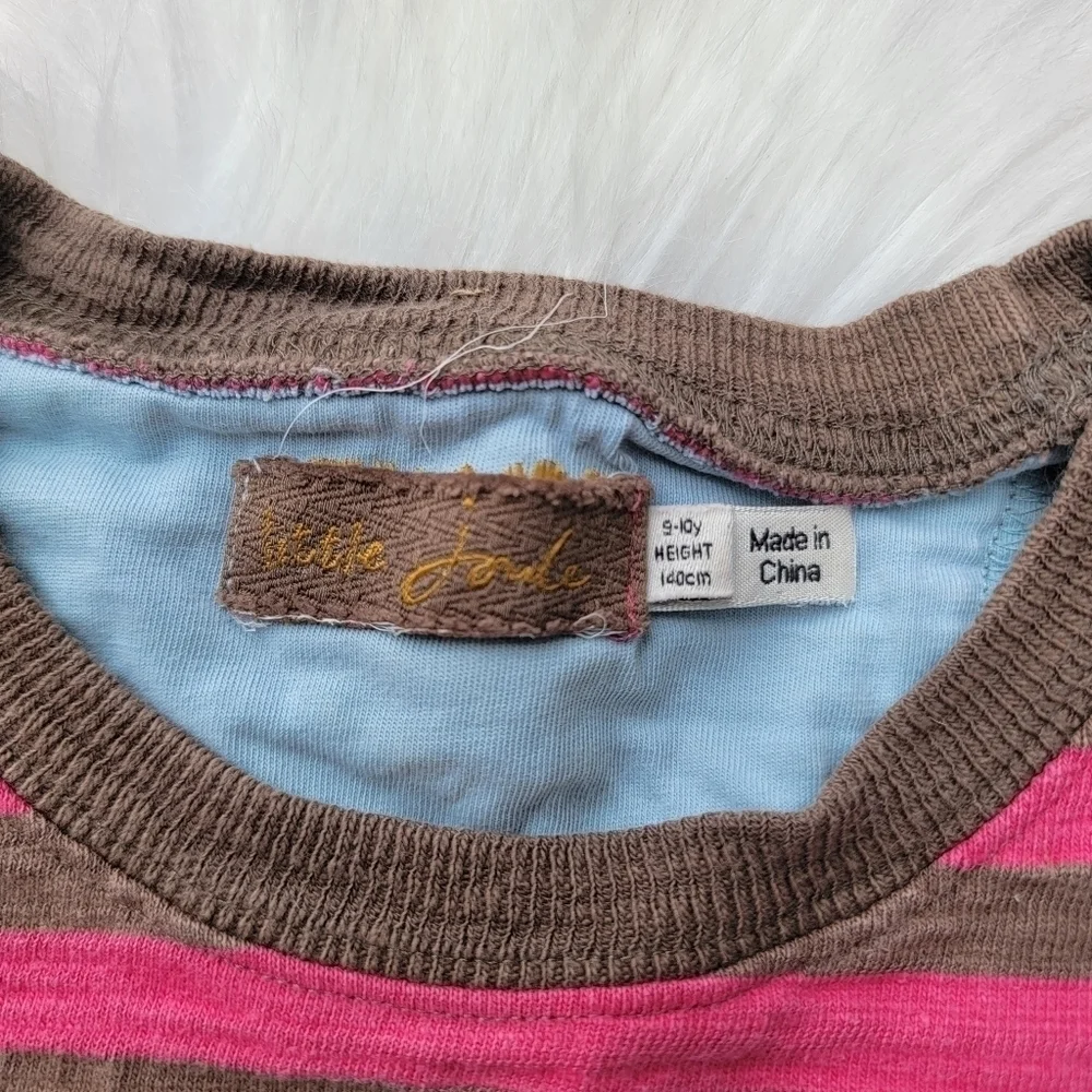 Joules Striped Dress 9-10